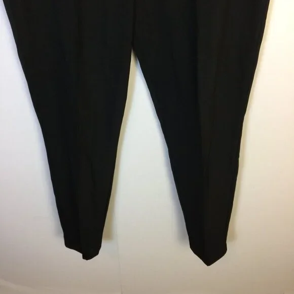 Like new! Lafayette 148 New York Pull On Pants Trousers XXL Womens Black Knit - Picture 12 of 16